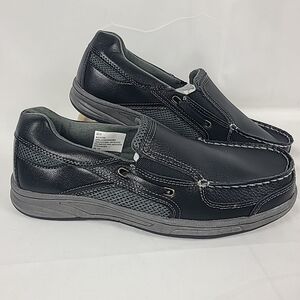 NEW Dr. Max Black Leather Loafers Sz 11D